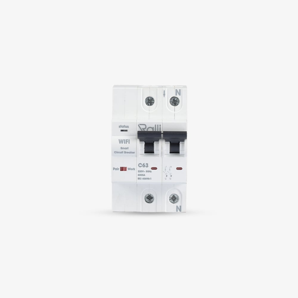 Aptomat thông minh wifi RD.MCB.WF 2P 63A thumb 1