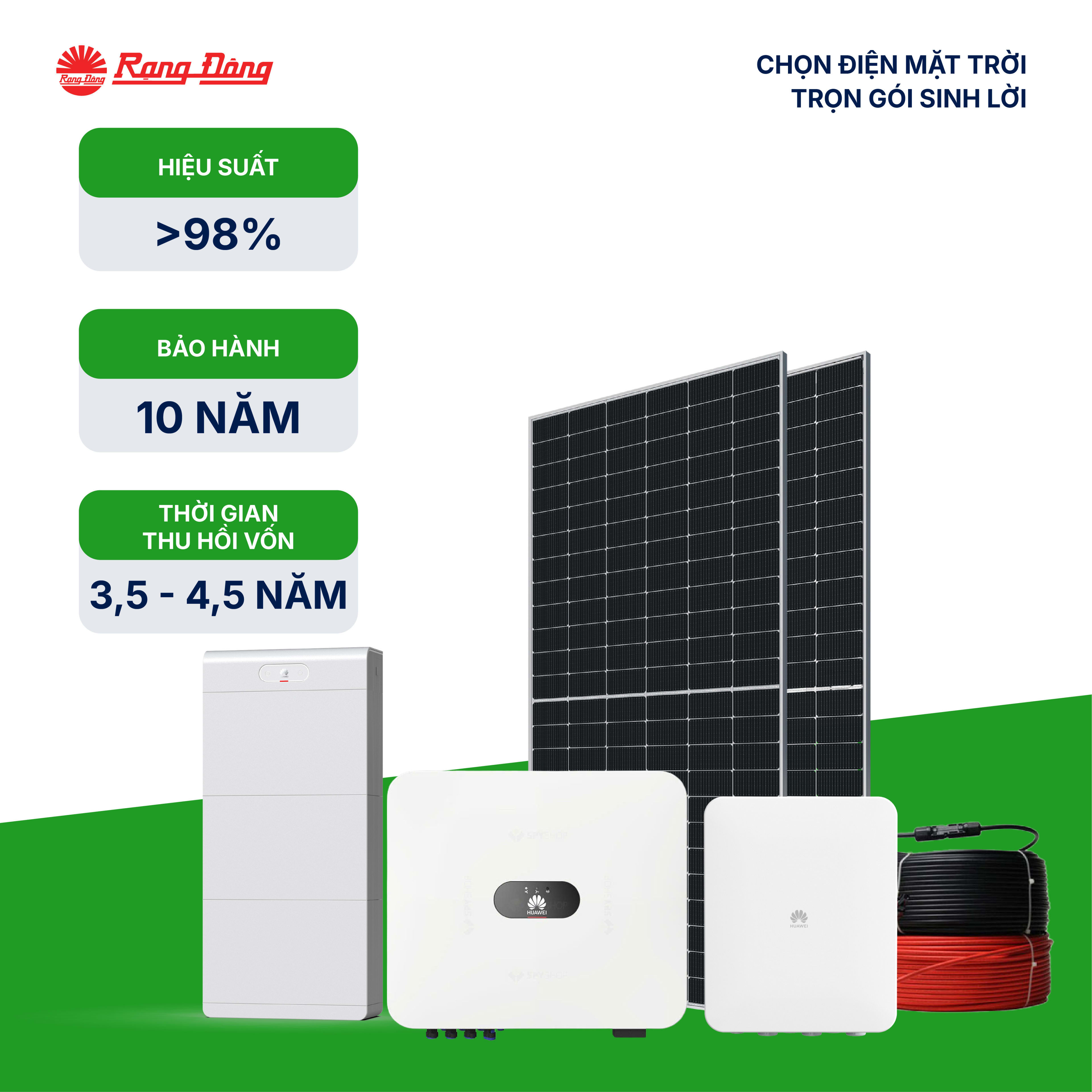 Hệ thống Hybrid 1 pha 8.5 kWp-H
