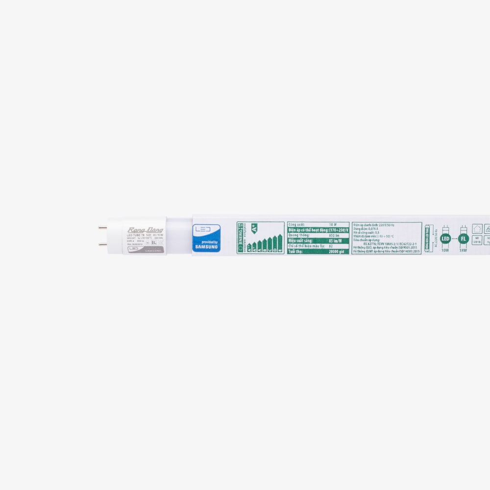 Bóng đèn LED tuýp nhựa T8 N01 600/10W thumb 1