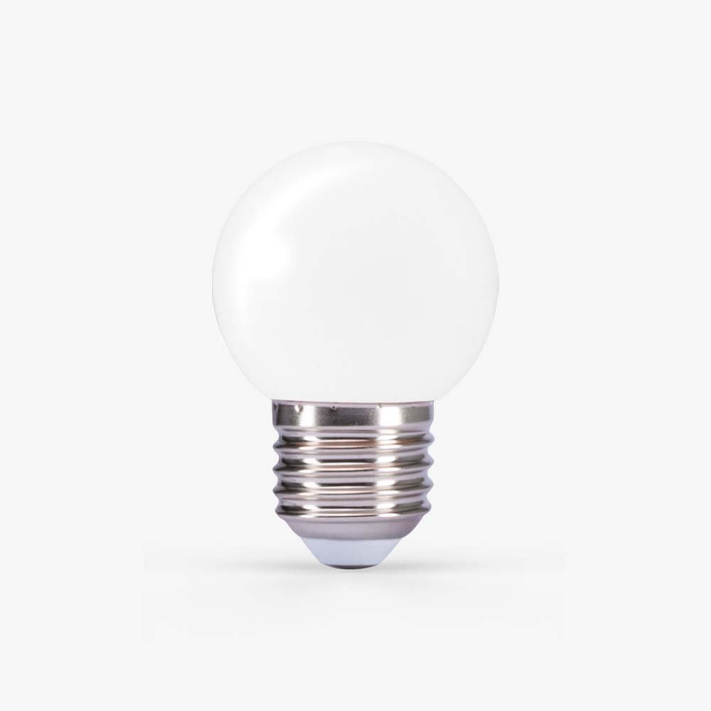 Bóng đèn LED bulb trang trí tròn A45 trắng 1W