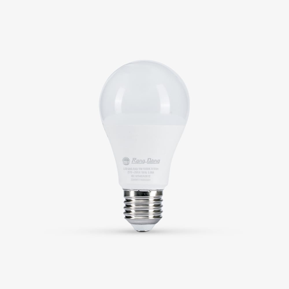 Bóng đèn LED bulb tròn cảm biến radar A60 9W
