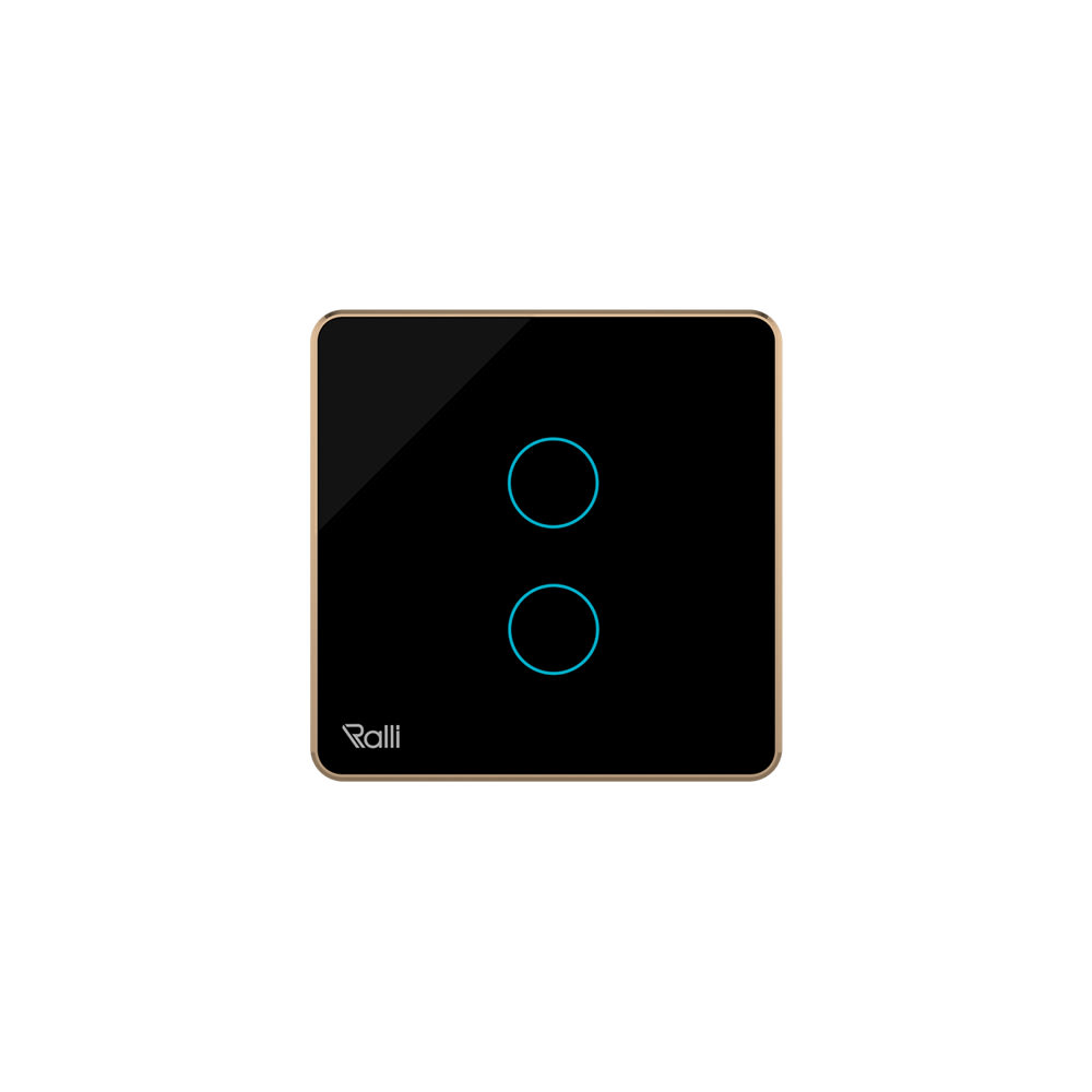 Công tắc cảm ứng thông minh bluetooth vuông 2 nút bấm