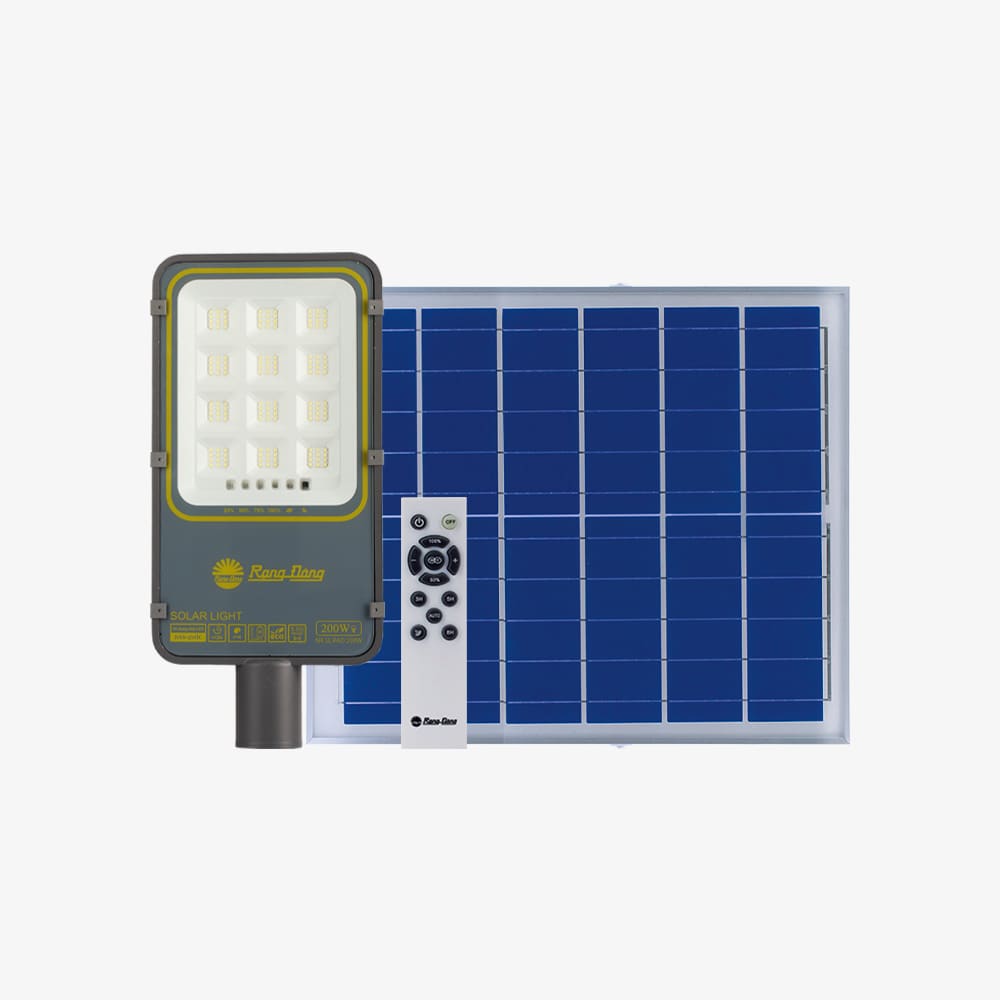 Đèn đường ngõ xóm năng lượng mặt trời cảm biến 200W