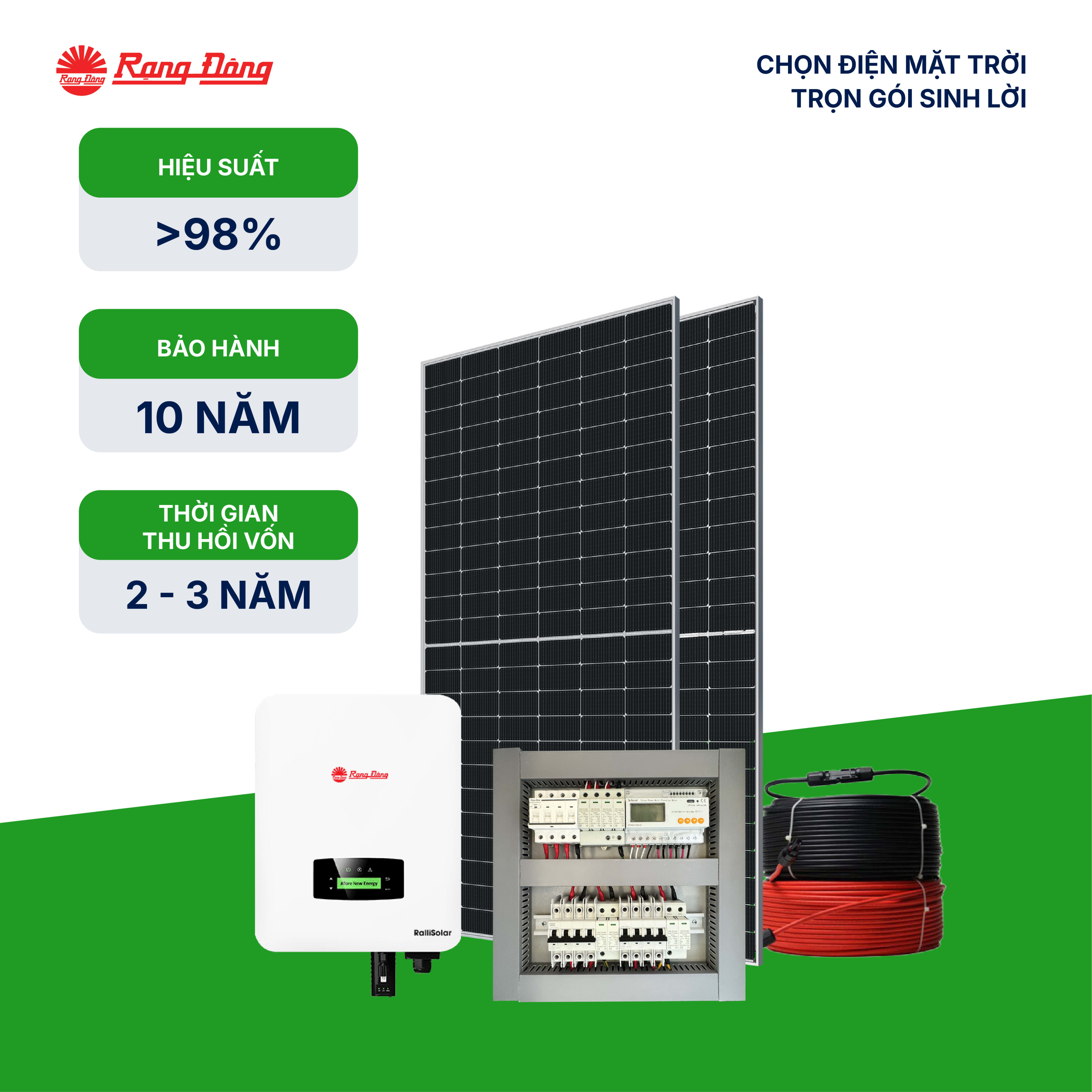 Hệ thống hoà lưới 3 pha 25kWp