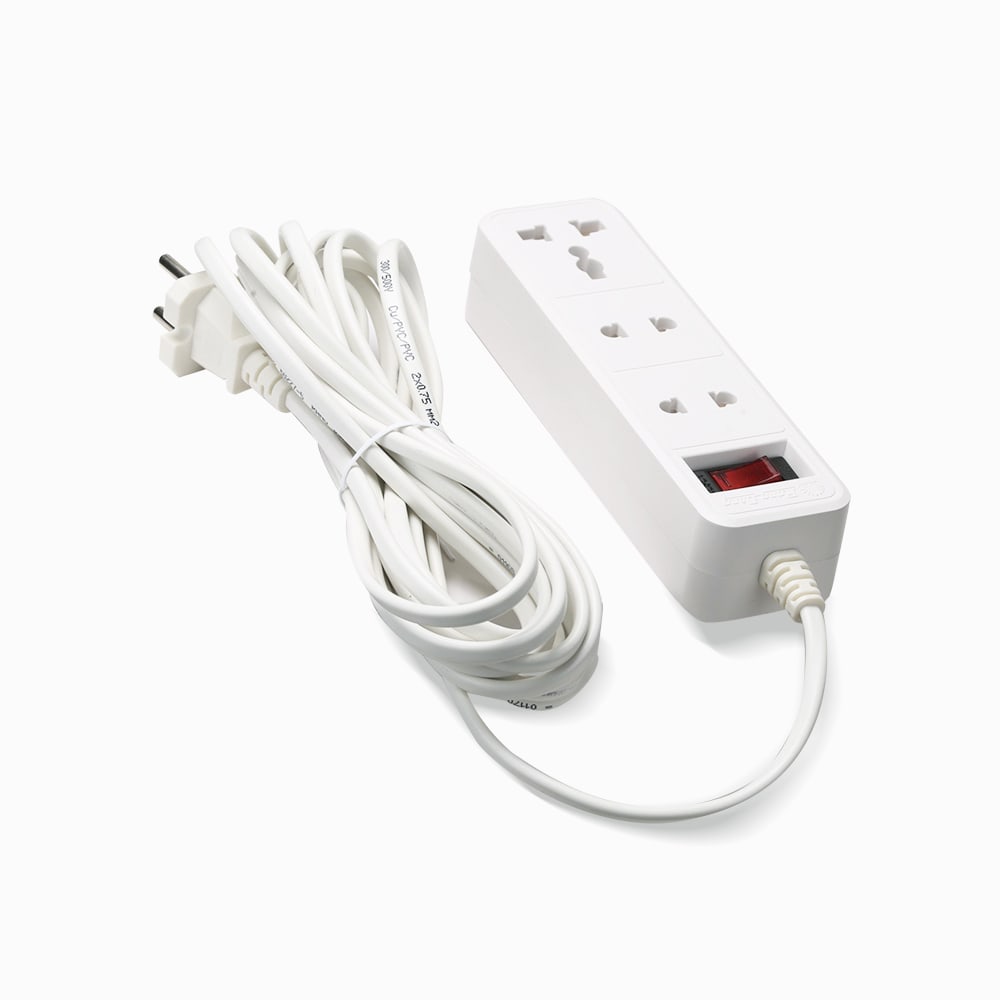 Ổ cắm điện kéo dài OC05 2m 3 ổ cắm 10A