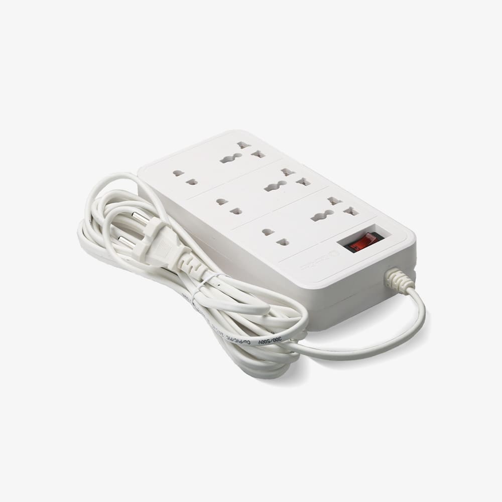 Ổ cắm điện kéo dài OC06 5m 6 ổ cắm 10A