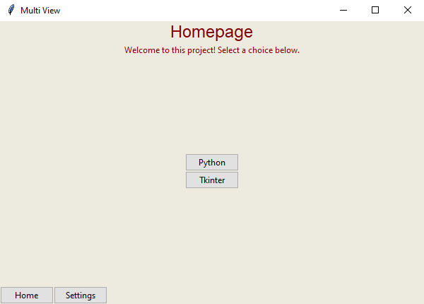 Homepage