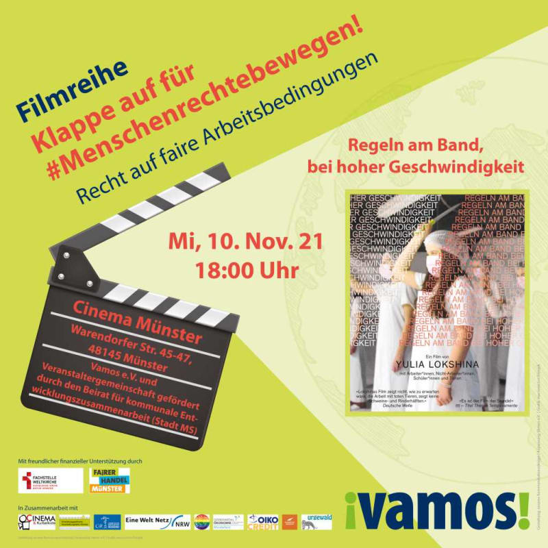 Das Filmplakat für Regeln am Band, bei hoher Geschwindigkeit