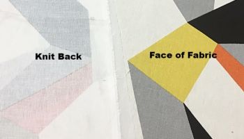 backing fabric finishing knit spring