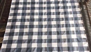 backing fabric finishing tablecloth inch round custom