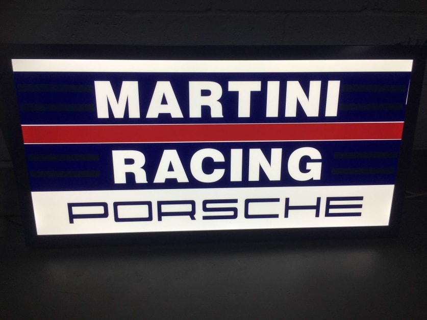 No Reserve Illuminated Martini Racing Sign