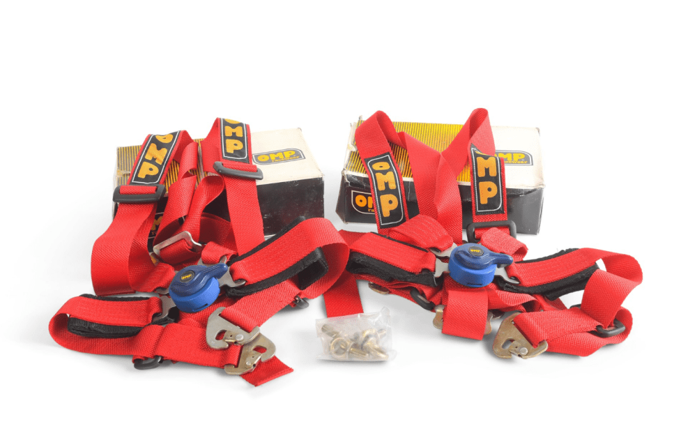 Motorsport Showroom Pair of NOS OMP FivePoint Harnesses