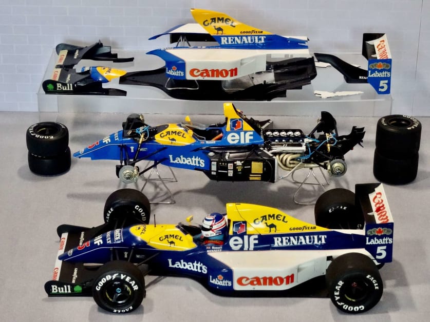 Motorsport Showroom - 1/12 Scale Exploded Models of the 1992 Motorsport Showroom - 1/12 Scale Exploded Models of the 1992