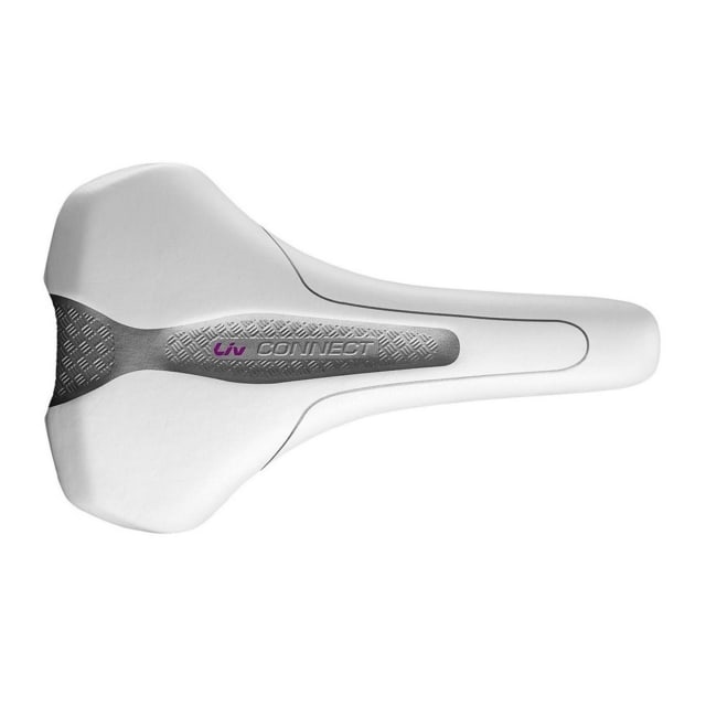 Liv Womens Connect Upright Saddle White