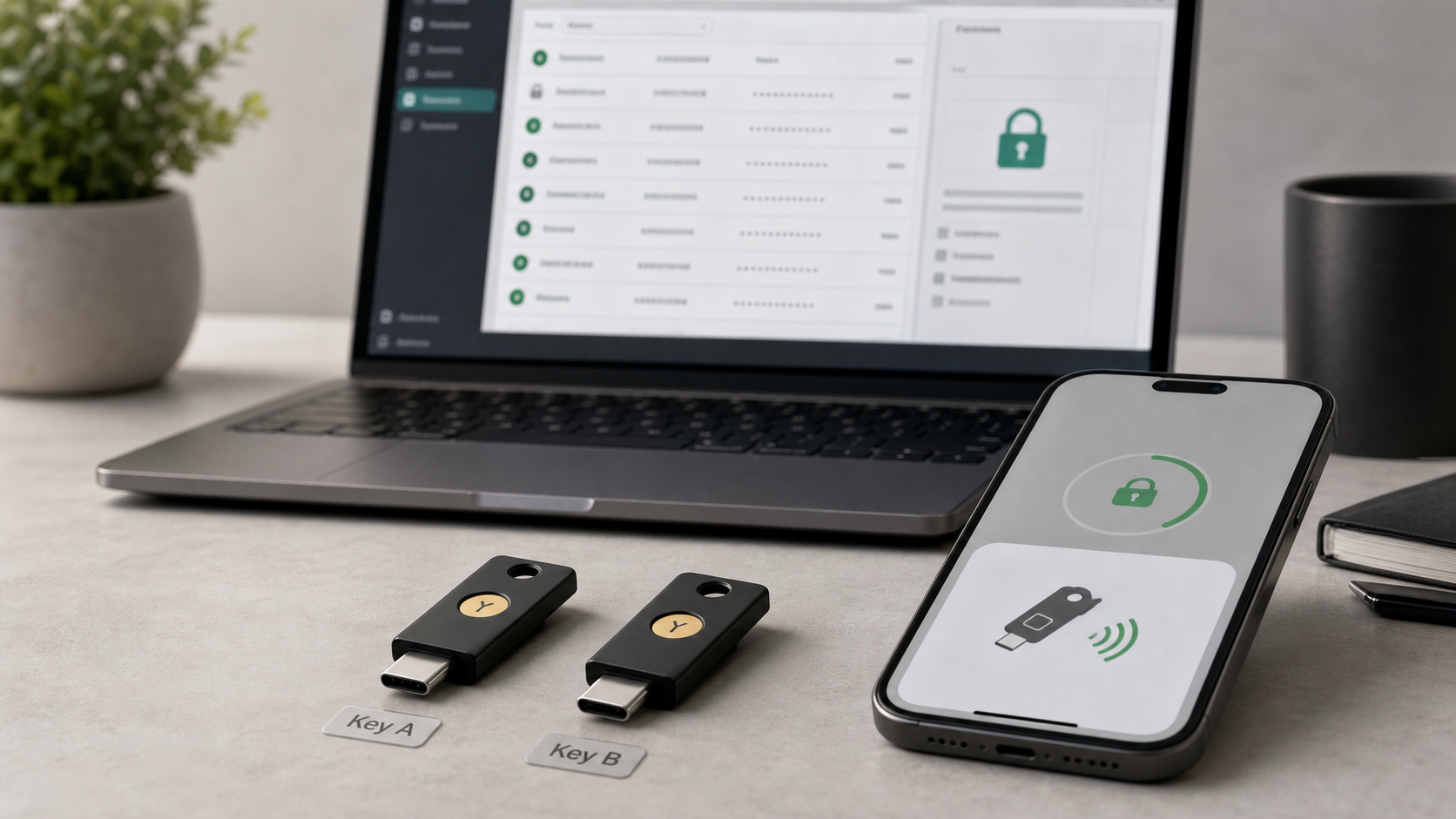 YubiKey 5C NFC für Challenge-Response