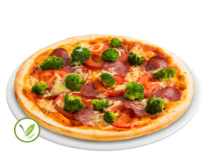 Dinkel Vollkorn Pizza Salamico vegan Dinkel Vollkorn Pizza Salamico vegan