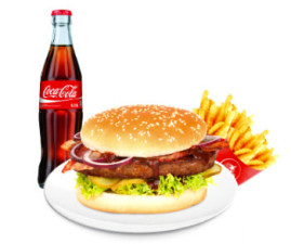 BBQ Bacon Burgermenü Small BBQ Bacon Burgermenü Small