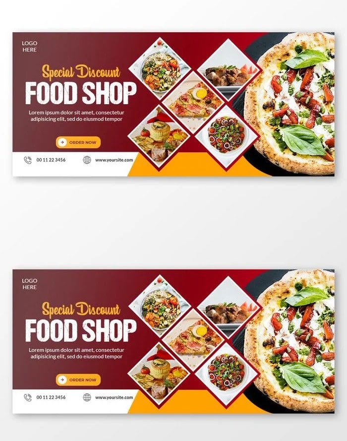 Food Shop Discount Banner Banners project