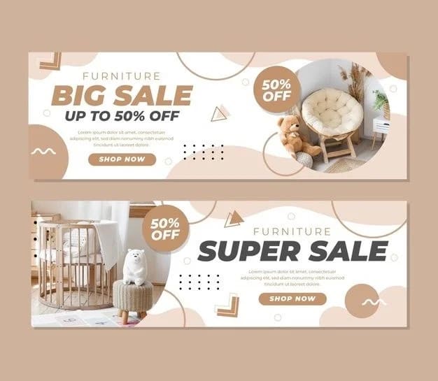 Furniture Sale Banner Set Banners project