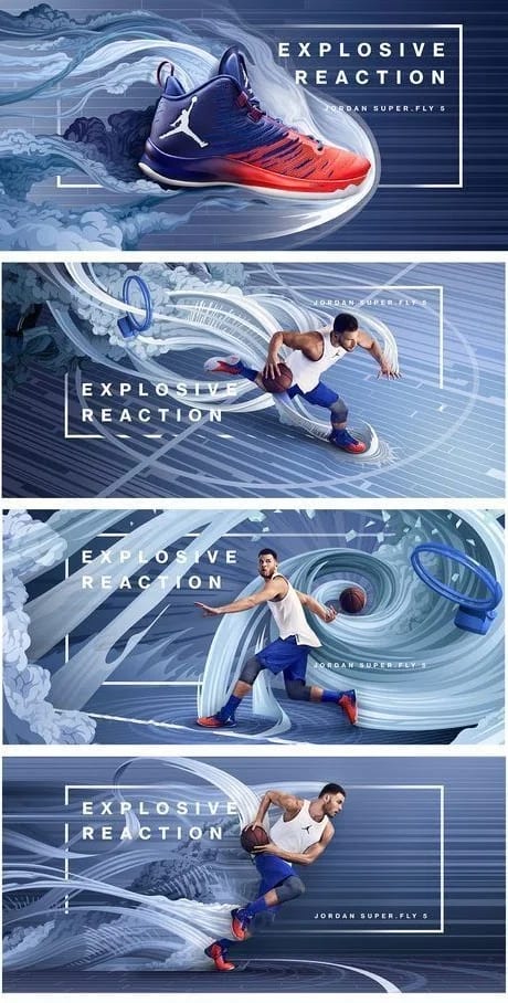 Jordan Super.Fly Campaign Banners Banners project