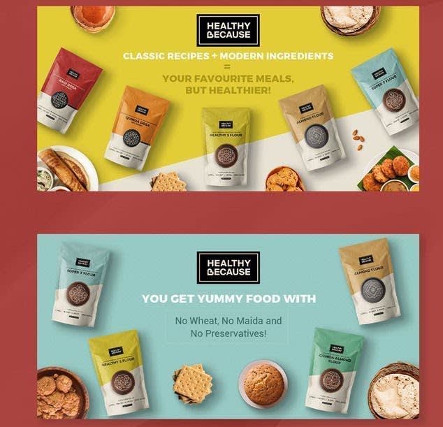 Healthy Because Food Banners Banners project
