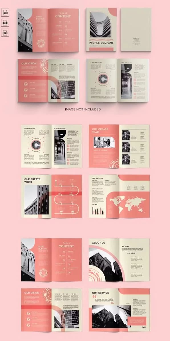 Coral Company Profile Brochure Editorials project