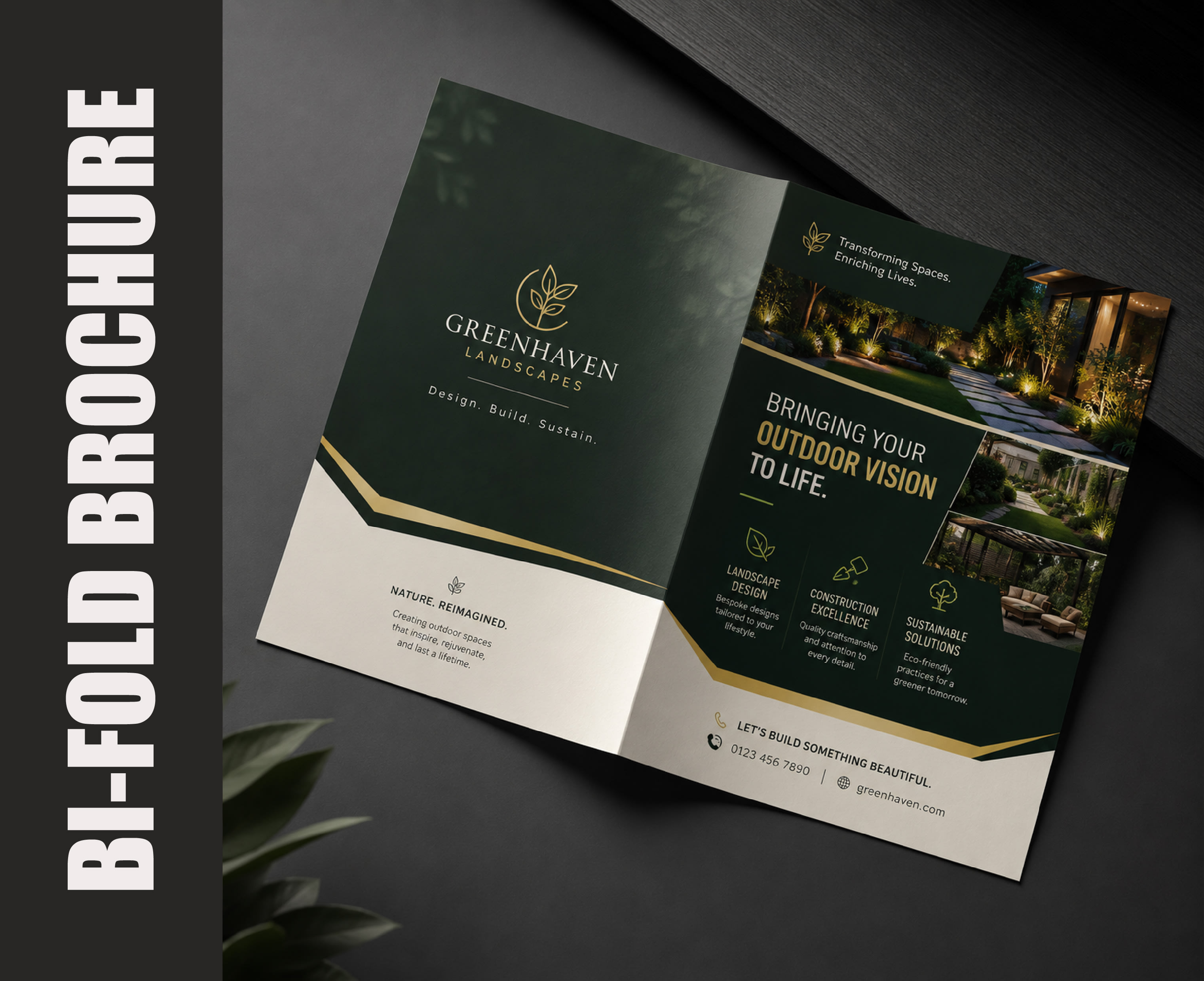 Greenhaven Landscaping Service Flyers & Brochures project