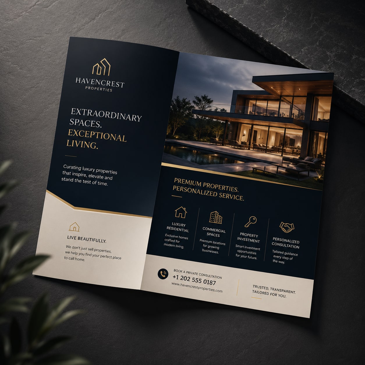 Havencrest Properties Flyers & Brochures project