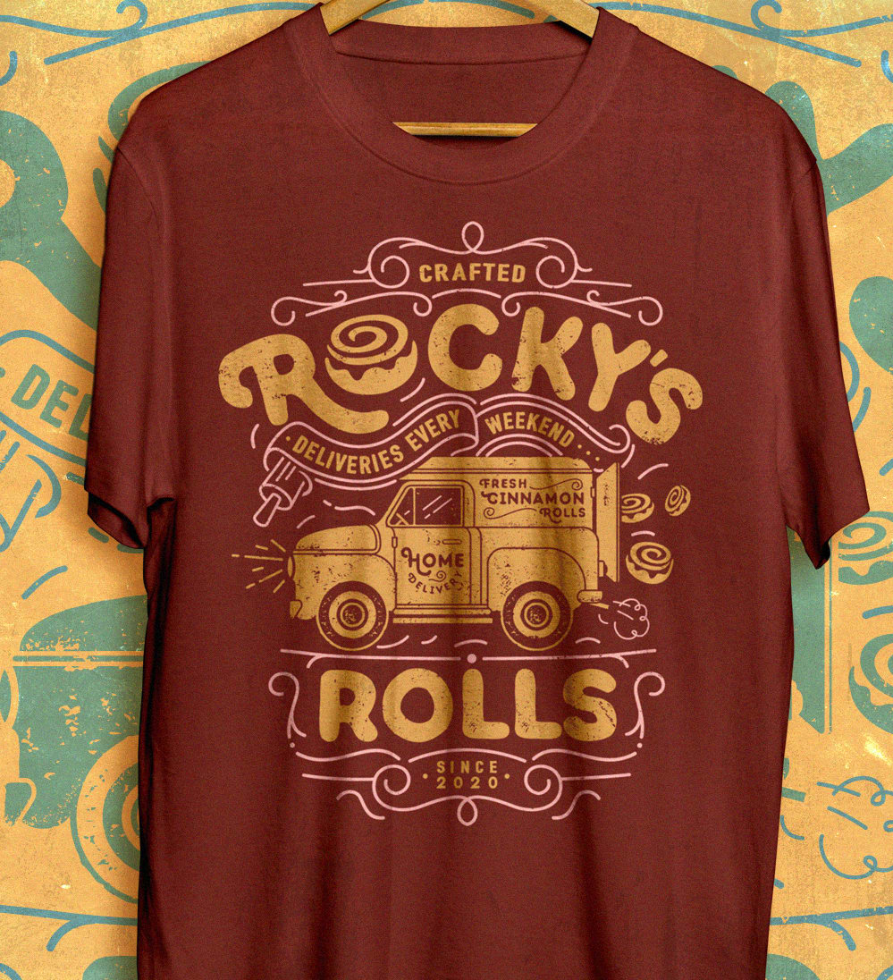 Rocky's Rolls T-Shirt Merchandise project