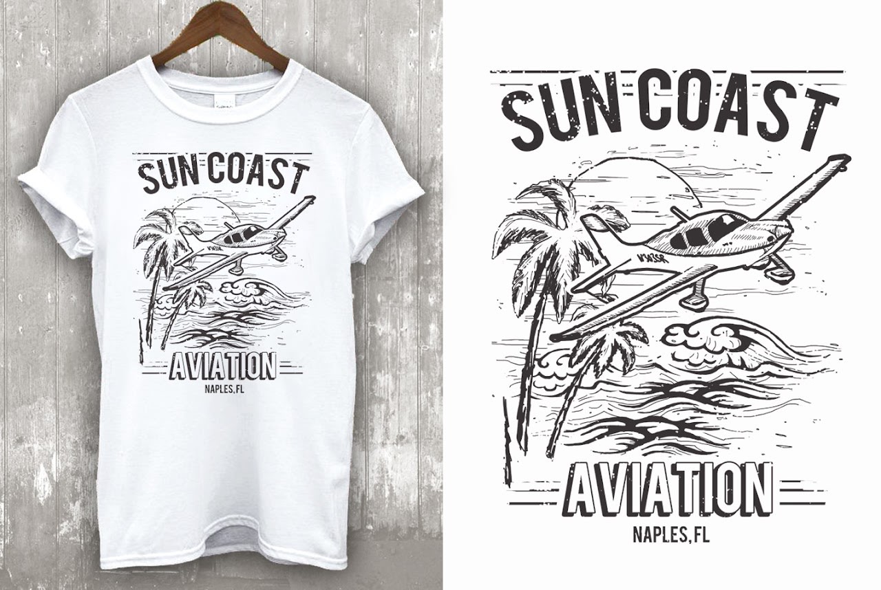 Sun Coast Aviation T-Shirt Merchandise project