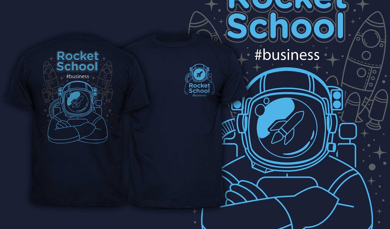 Rocket School T-Shirt Merchandise project