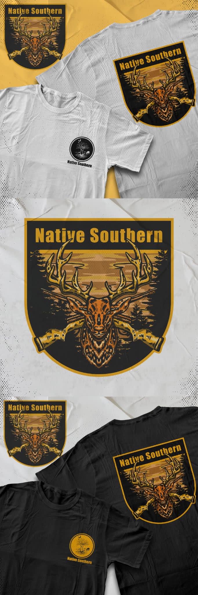 Native Southern Deer T-Shirts Merchandise project