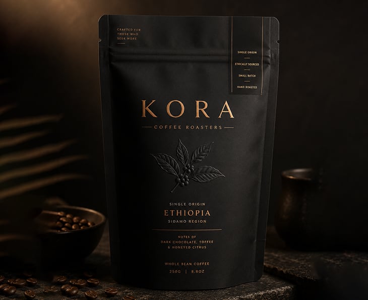 Kora Coffee Packaging project