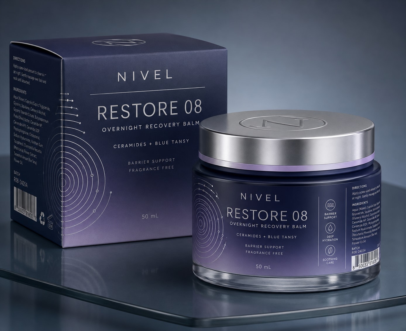 Recovery Balm Packaging project