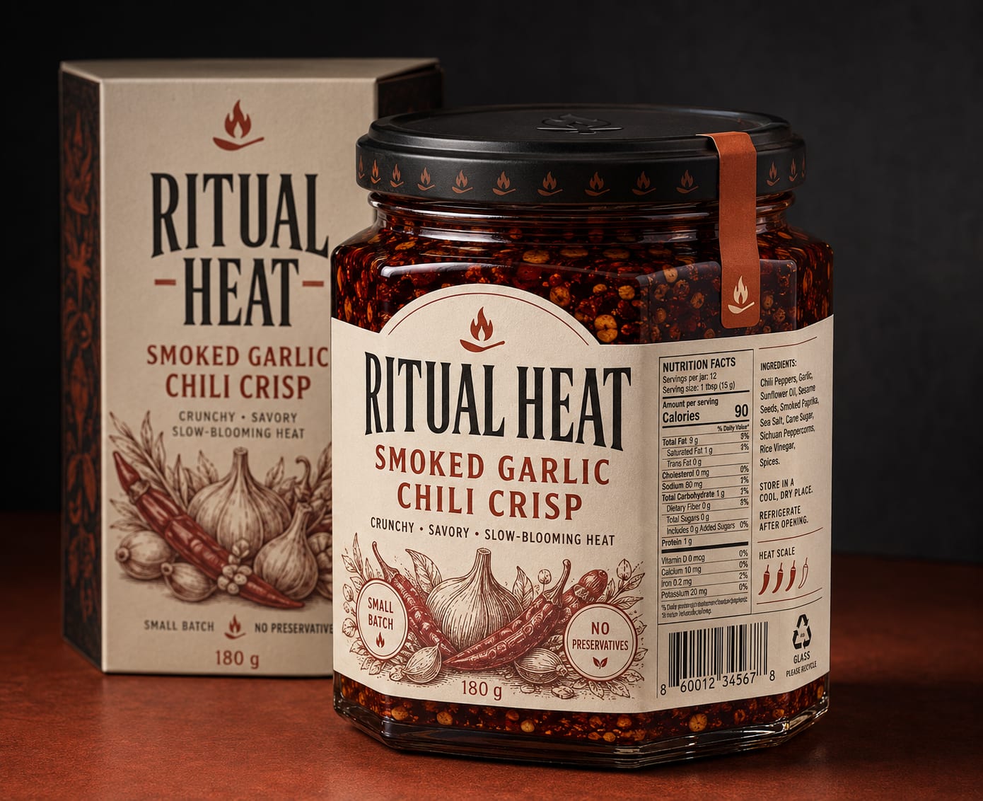 Garlic Chili Crisp Packaging project
