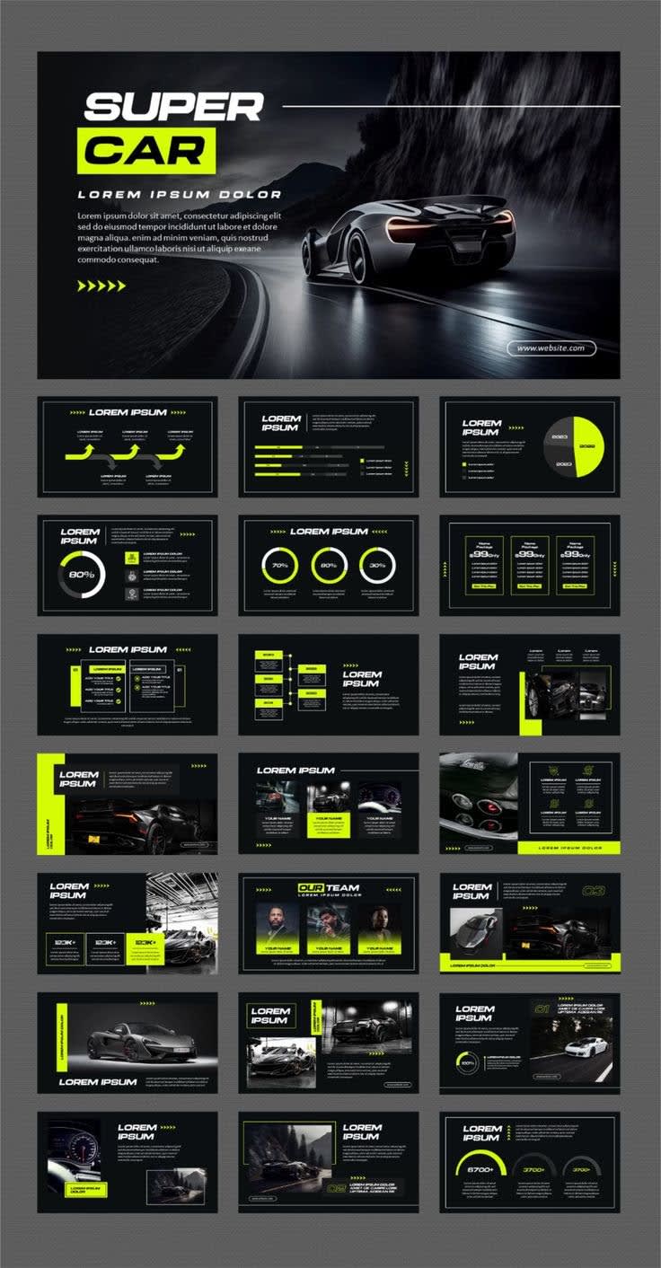 Super Car Pitch Deck Pitch Deck project