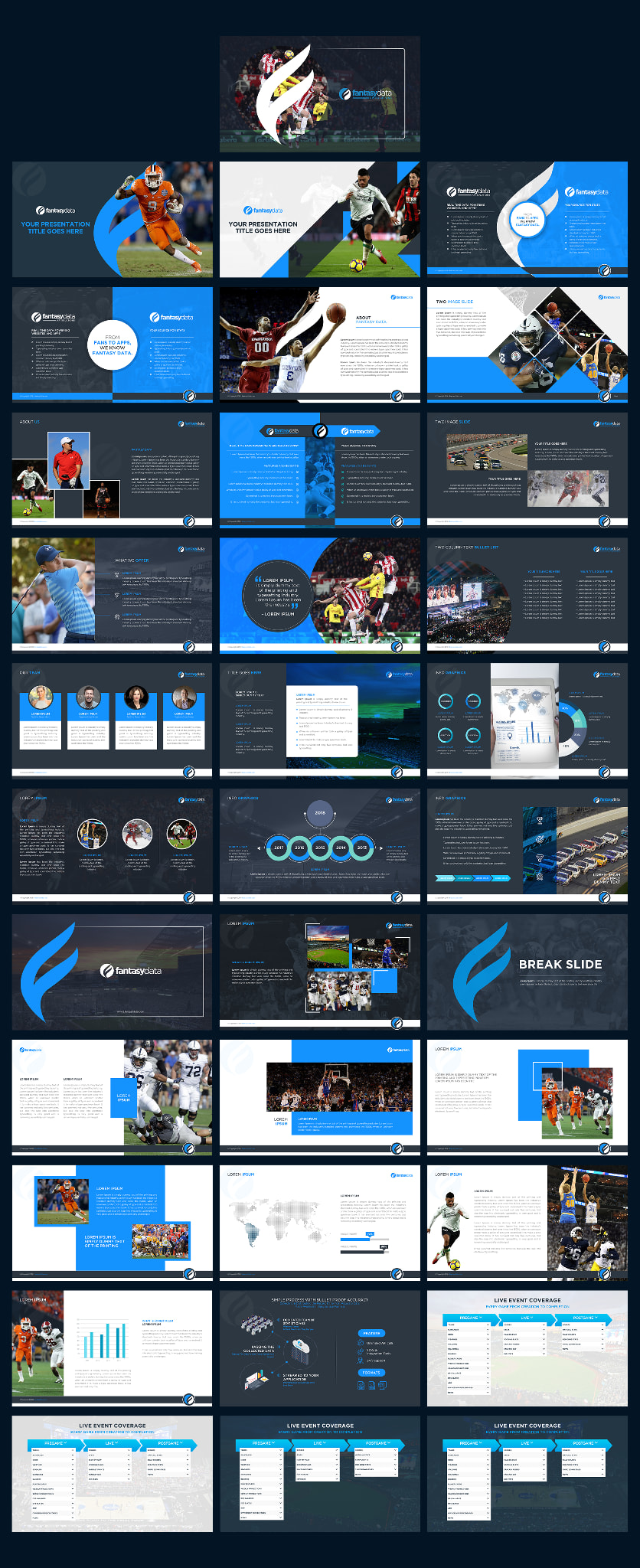 FantasyLabs Sports Pitch Deck Pitch Deck project