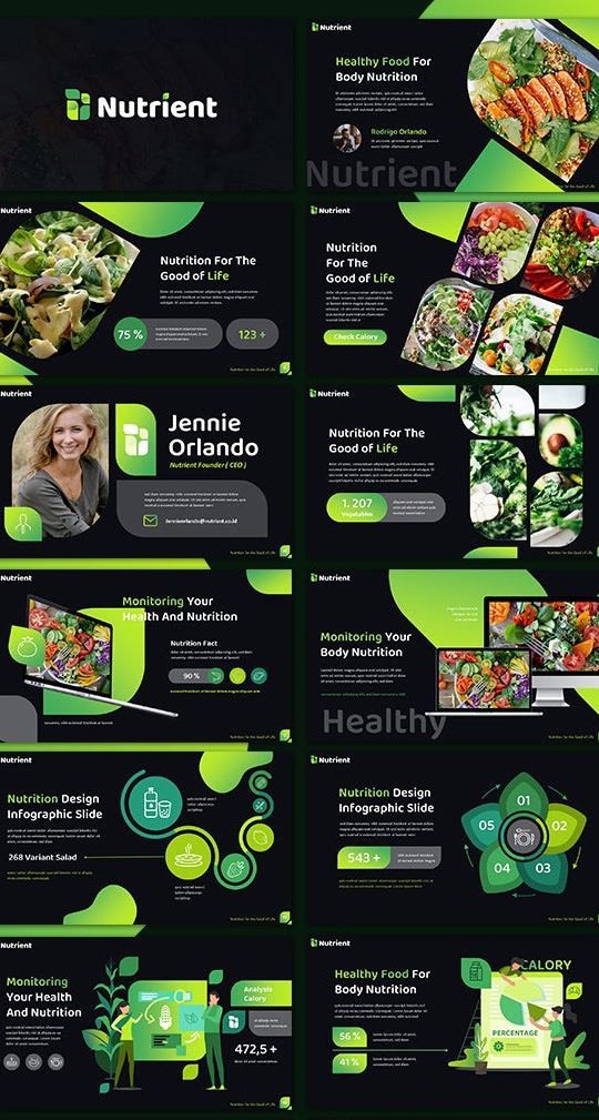 Nutrient Nutrition Pitch Deck Pitch Deck project