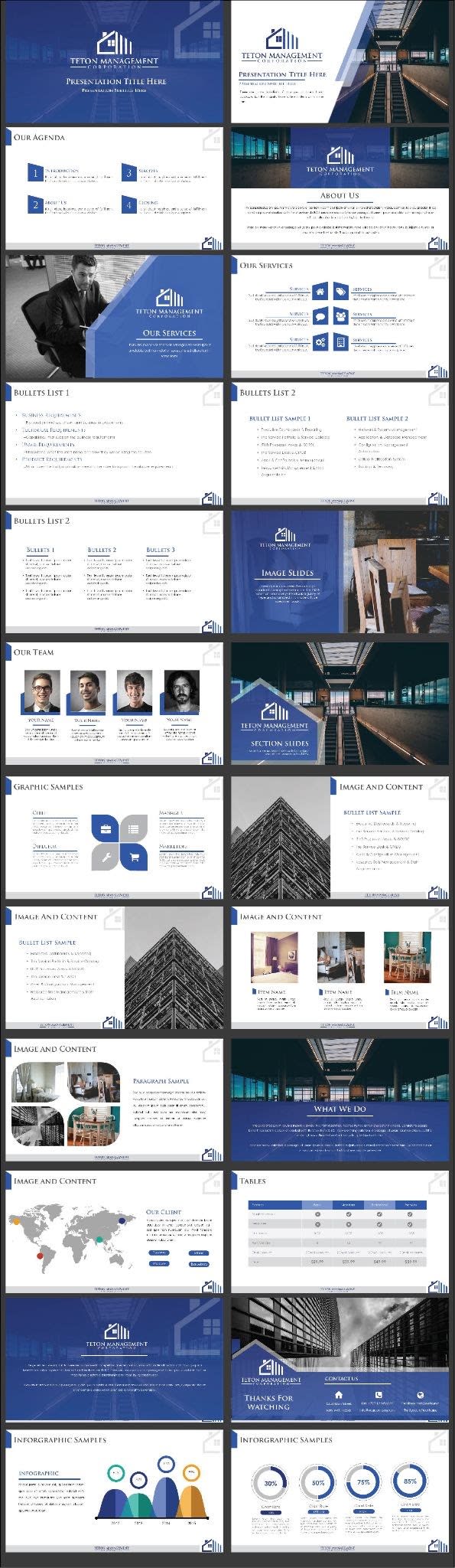 Teton Management Presentation Pitch Deck project