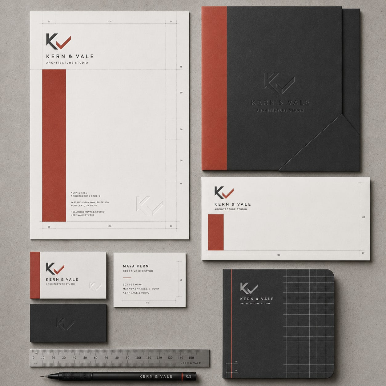 Business Checklist stationery project