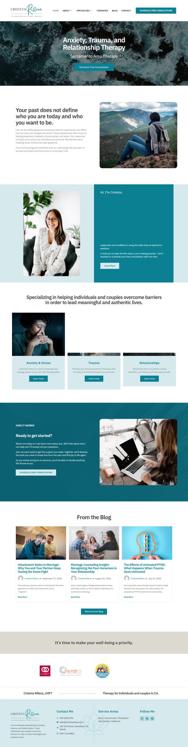 Criste Tarillera website preview