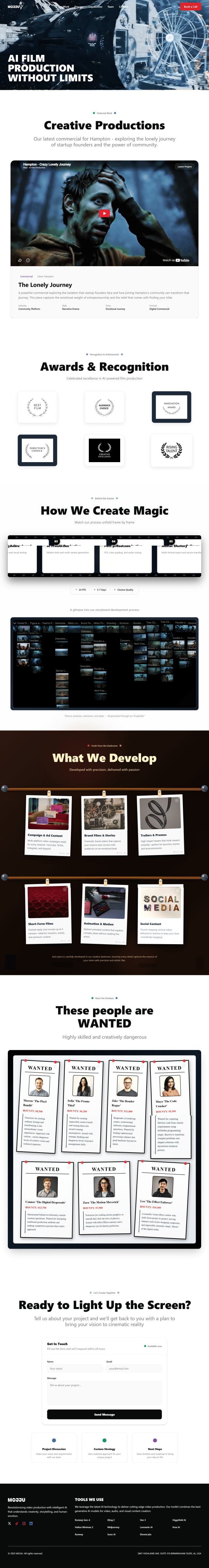 Mojju website preview