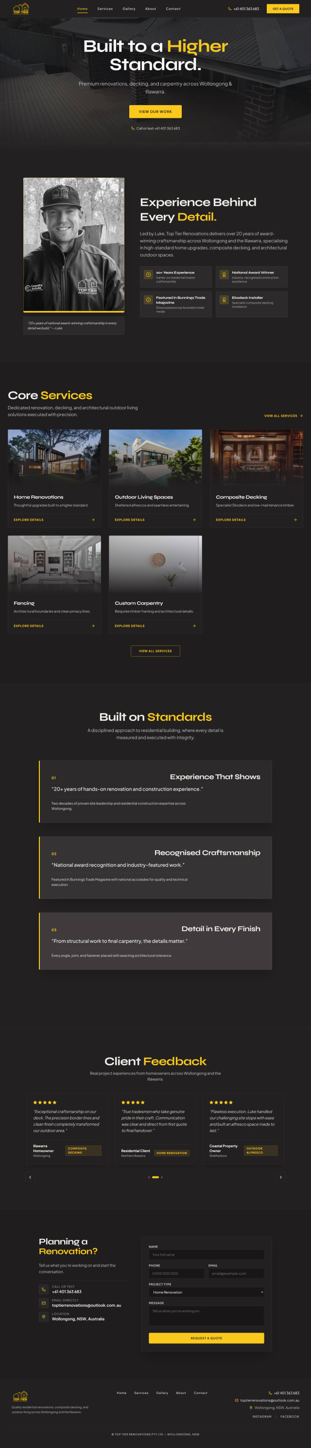 Top Teir Revolutions website preview
