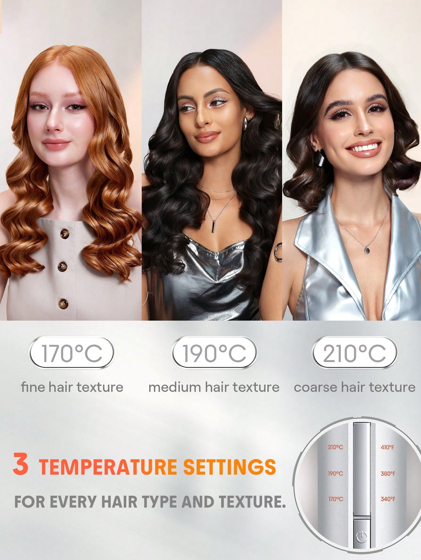 One-Touch Automatic Hair Curler – 25mm Ceramic Curling Iron