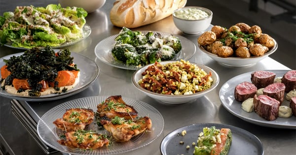 Året forårs/sommer catering menu
