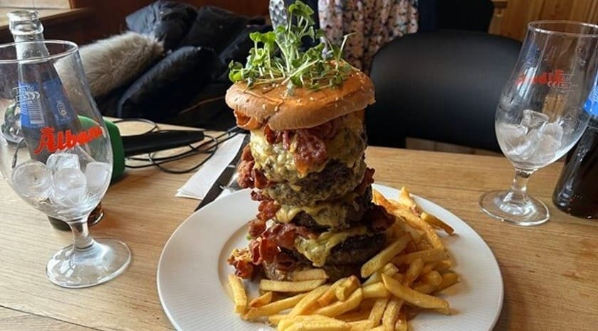 The Denmark's famous monster burger