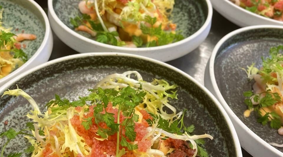 Sumptuous fish and seafood menu