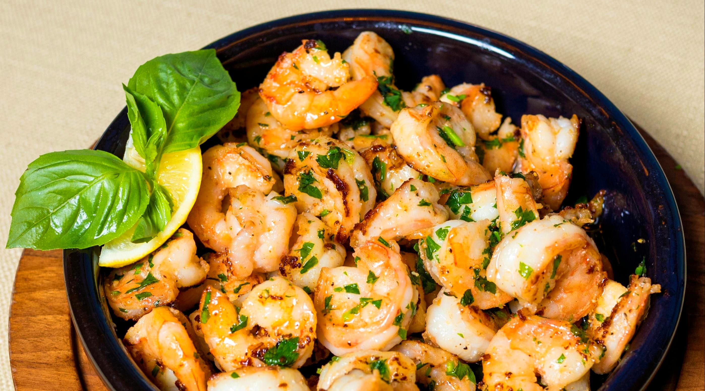 Sumptuous fish and seafood menu