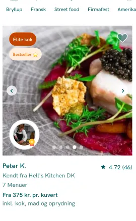 The big gourmet evening