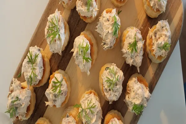 Gourmetmenu bestående af 8 serveringer